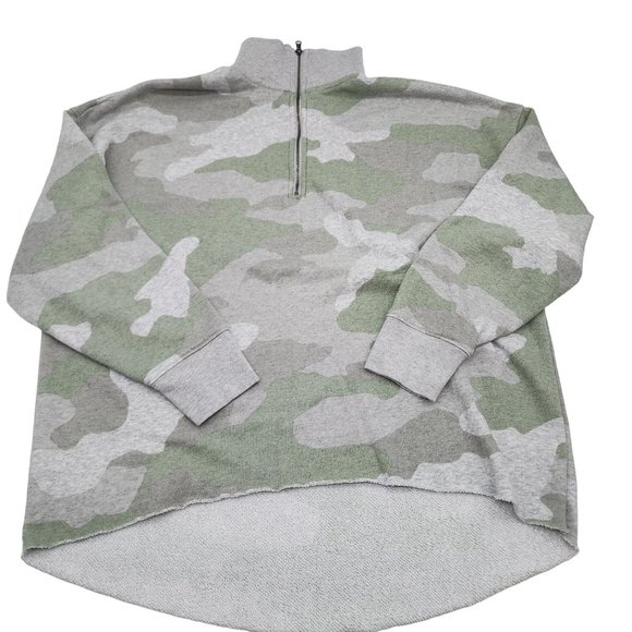aerie Tops - Aerie Camo high low Sweatshirt Womens size Small